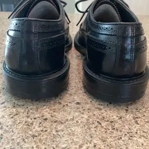 Vintage Florsheim Size 11D.  75675 Kenmoor Longwing Black Leather Florsheim | Shoes | Vintage Florsheim Size 1d 75675 Kenmoor  main image 4